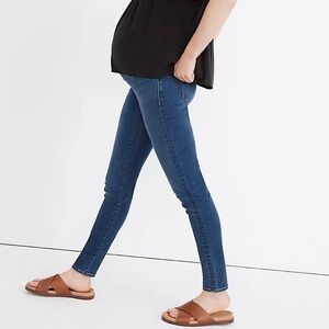 Madewell Maternity Over-the-Belly Skinny Jeans Blue Coronet Wash 25